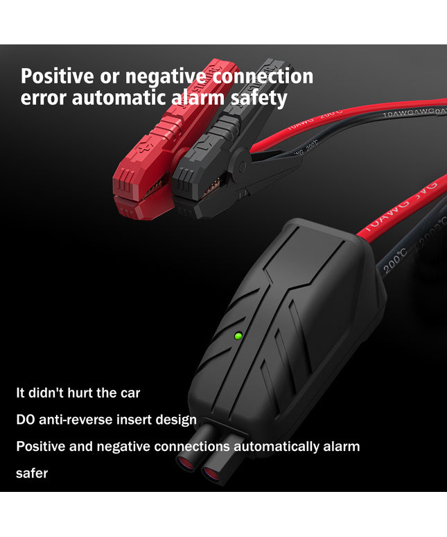 Car Battery Jump Starter 2500A Peak Jump Starter (12L Gas/8L Diesel) Portable Car Jump Starter Battery Pack, 12V Car Battery Jumper Starter with Safety Jumper Cables, Fast Charge, Lights, Compact