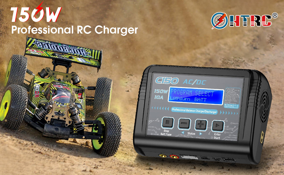 HTRC LiPo Battery Charger RC Balance Fast Charger Discharger 150W 10A