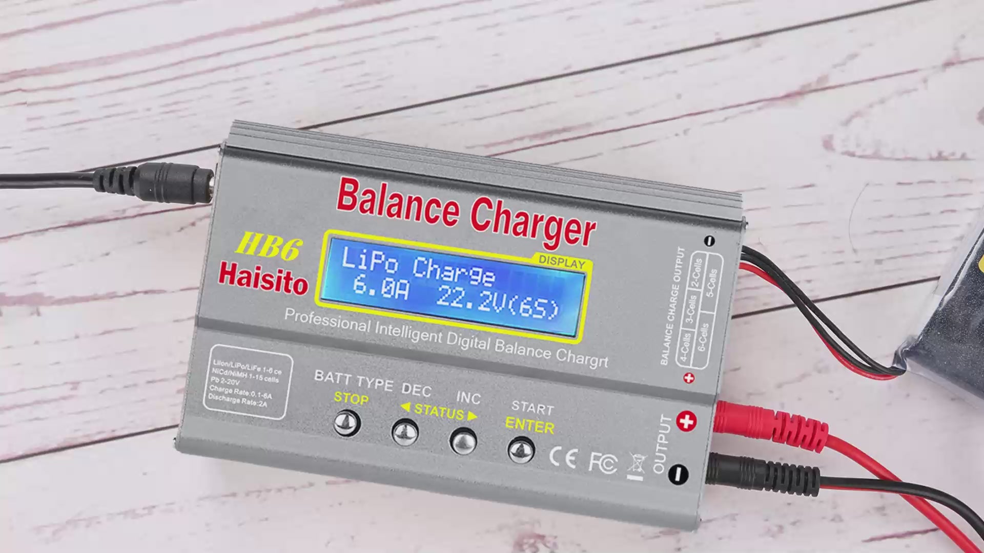 Charger Discharger with Balance, 6A Battery Charge – HTRC