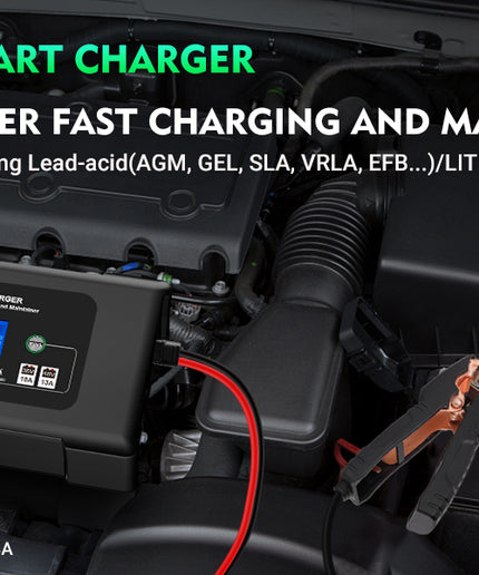 HTRC Golf Cart Battery Charger, 36 Volt 18 AMP/48 Volt 13 Amp Car Charger for Club Car Golf Carts with 3 Pin Round Plug, Lithium, LiFePO4, Lead-Acid AGM/Gel/SLA Smart Charger